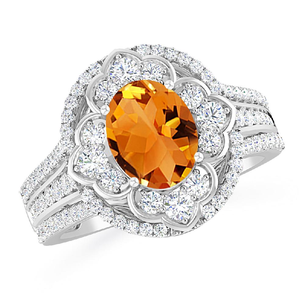 White Gold - Citrine