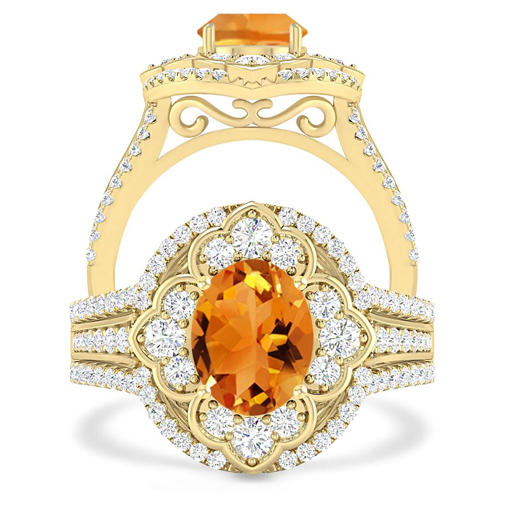 Yellow Gold - Citrine