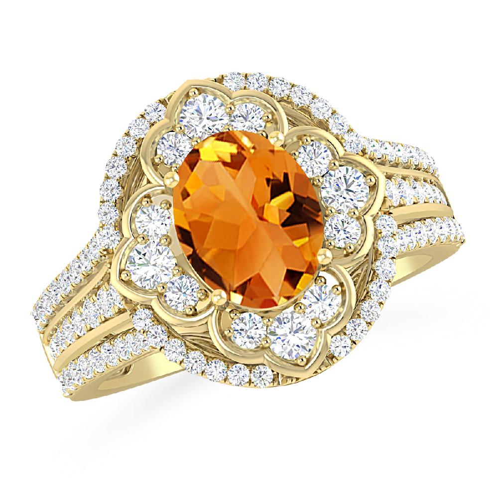 Yellow Gold - Citrine