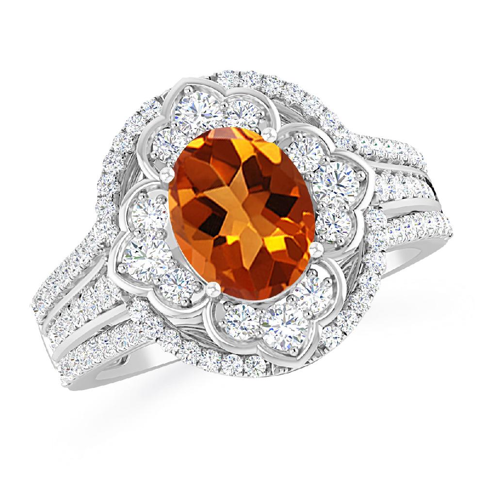 White Gold - Citrine