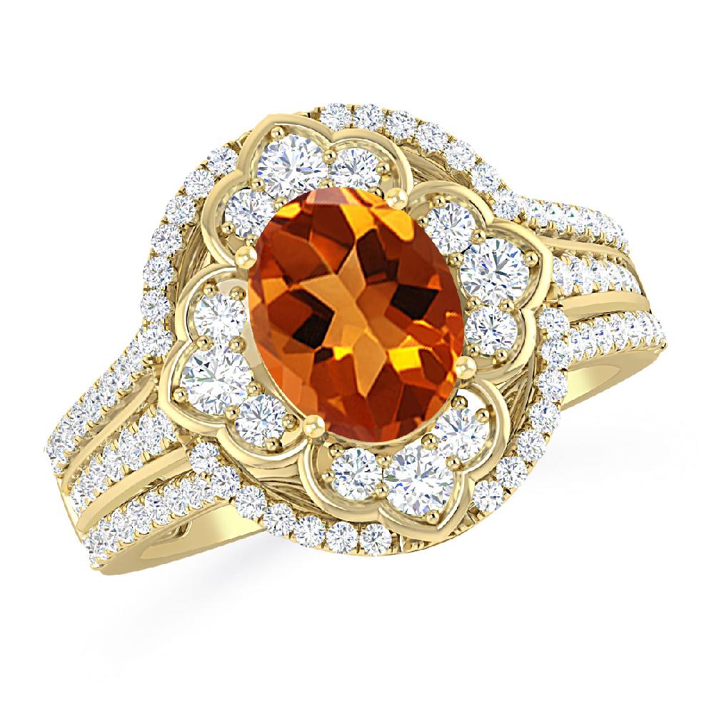 Yellow Gold - Citrine