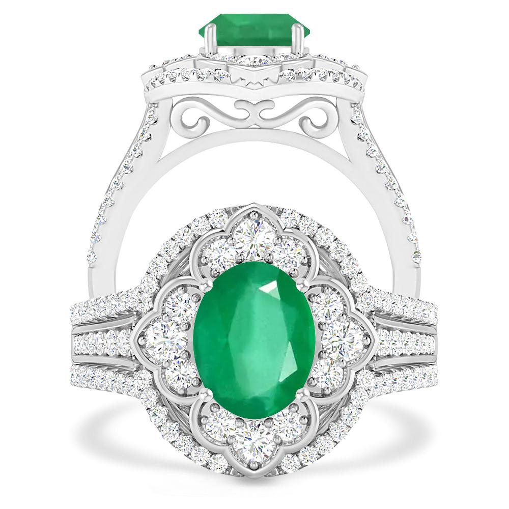 White Gold - Emerald