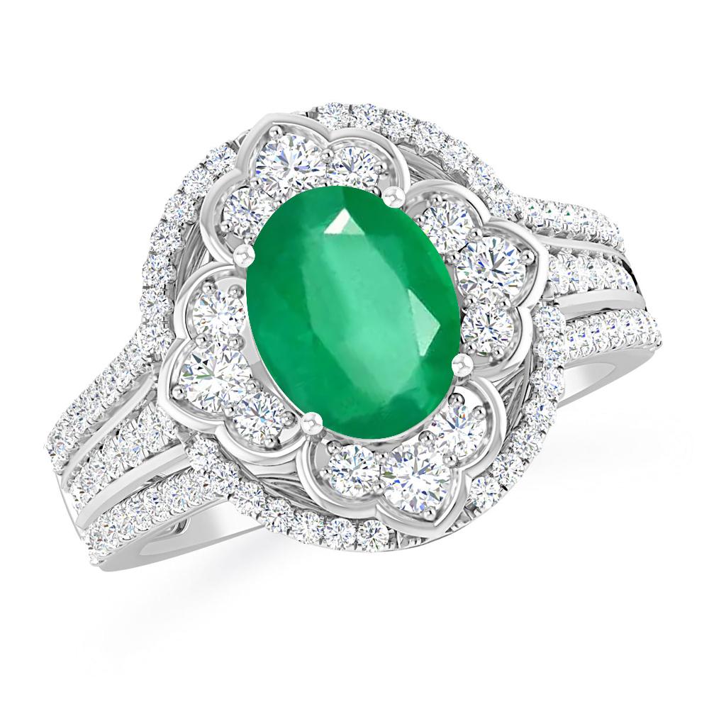 White Gold - Emerald