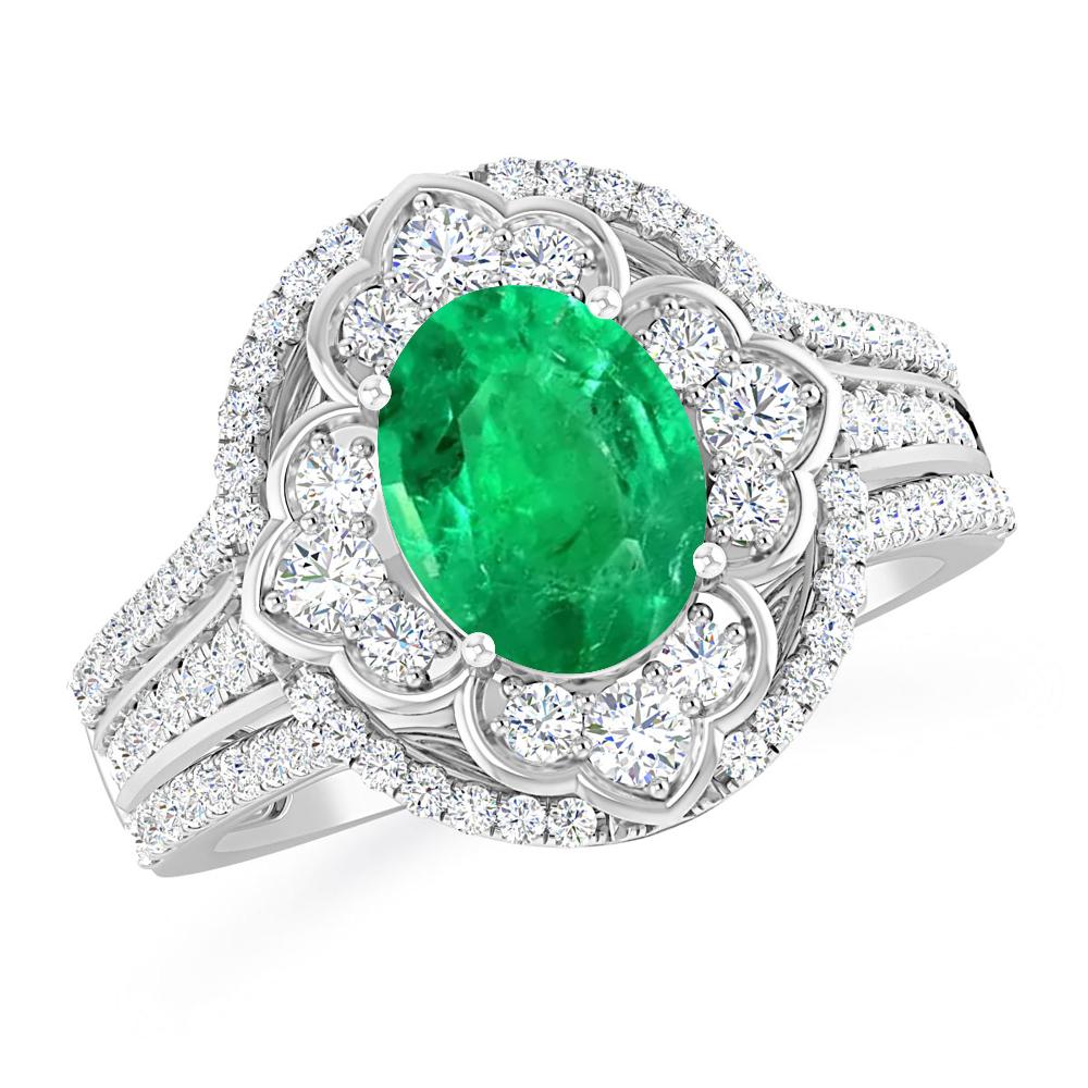 White Gold - Emerald