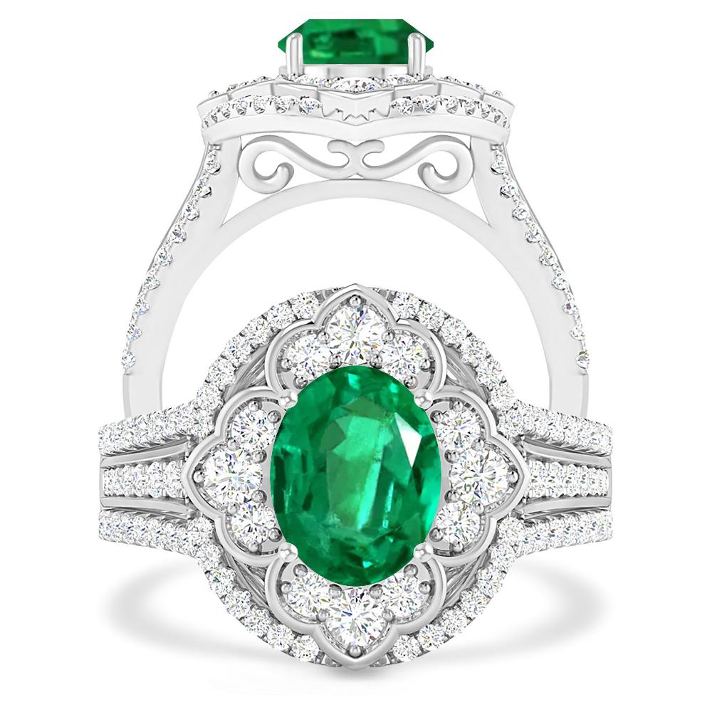 White Gold - Emerald