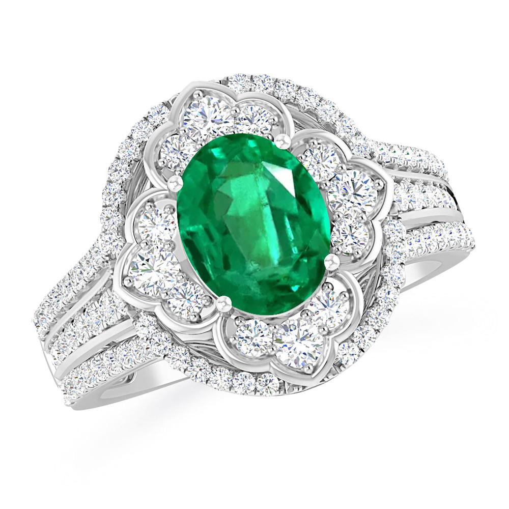 White Gold - Emerald