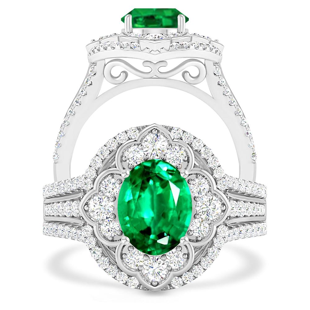 White Gold - Emerald