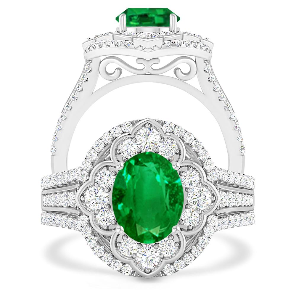 White Gold - Emerald