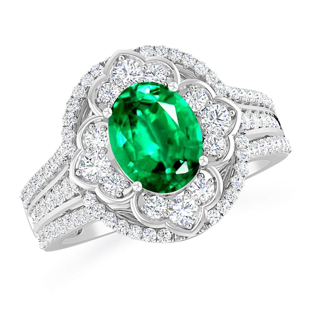 White Gold - Emerald