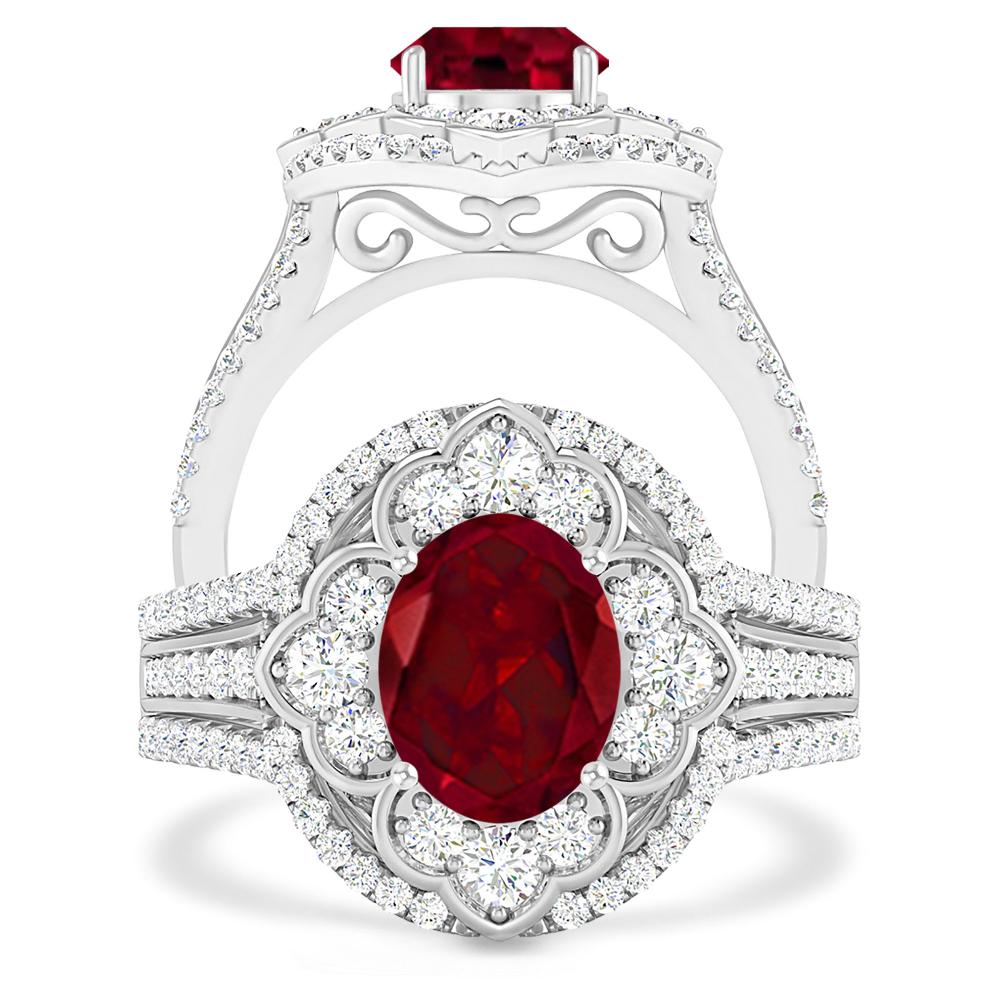 White Gold - Garnet