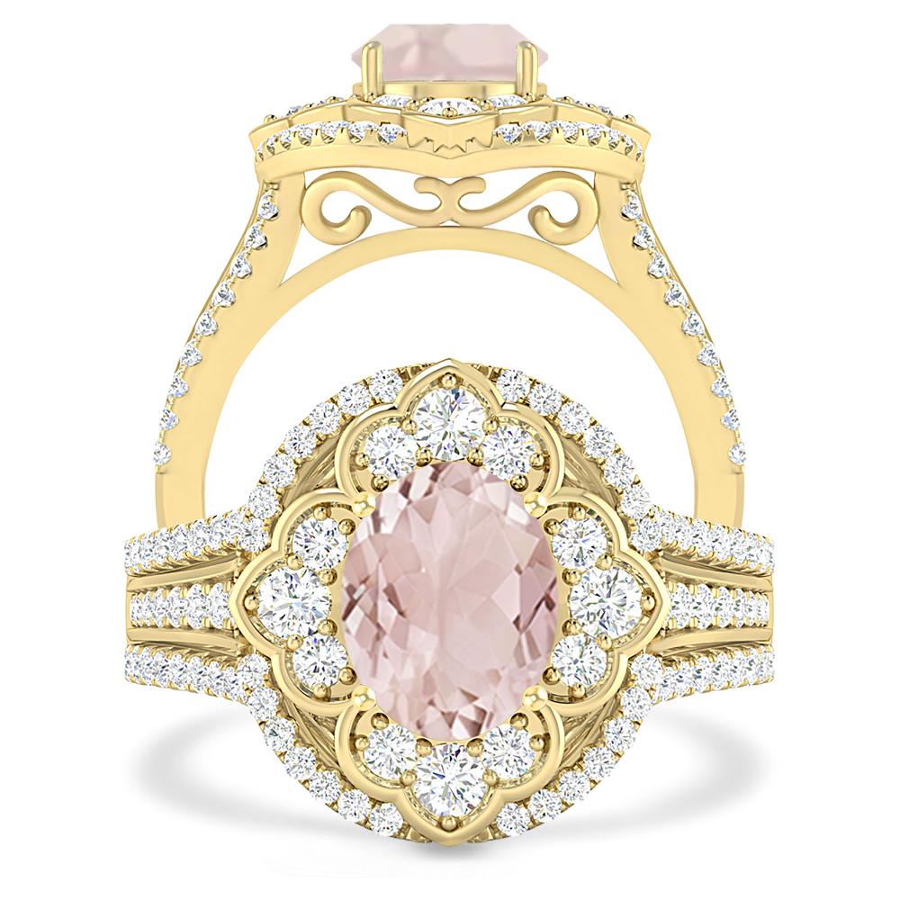 Yellow Gold - Morganite