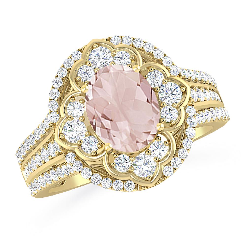 Yellow Gold - Morganite