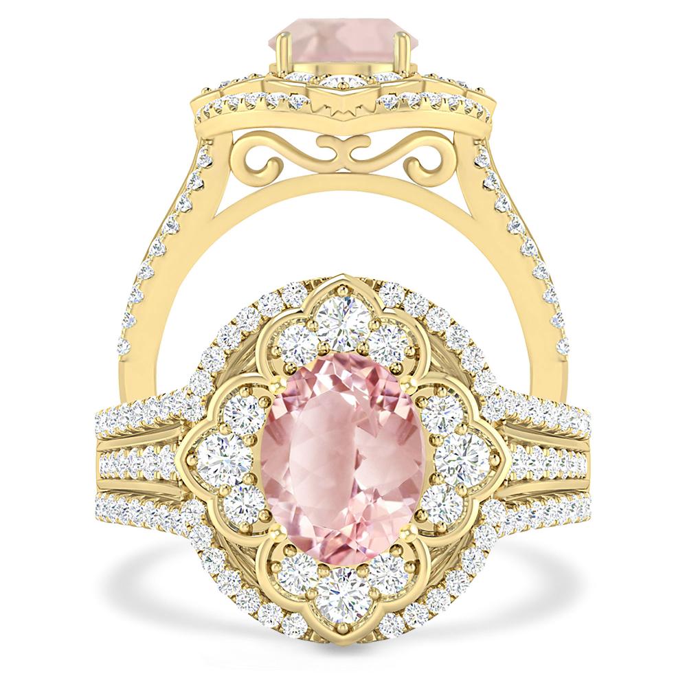 Yellow Gold - Morganite