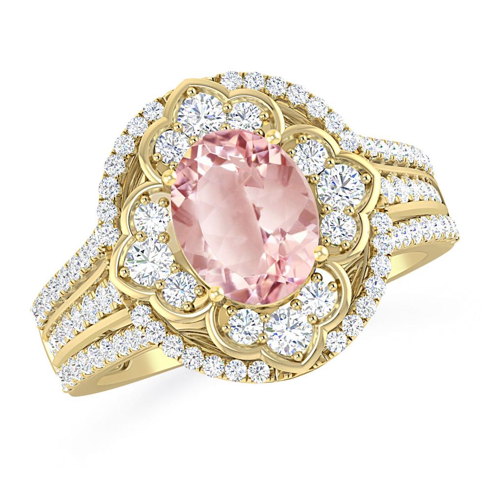 Yellow Gold - Morganite