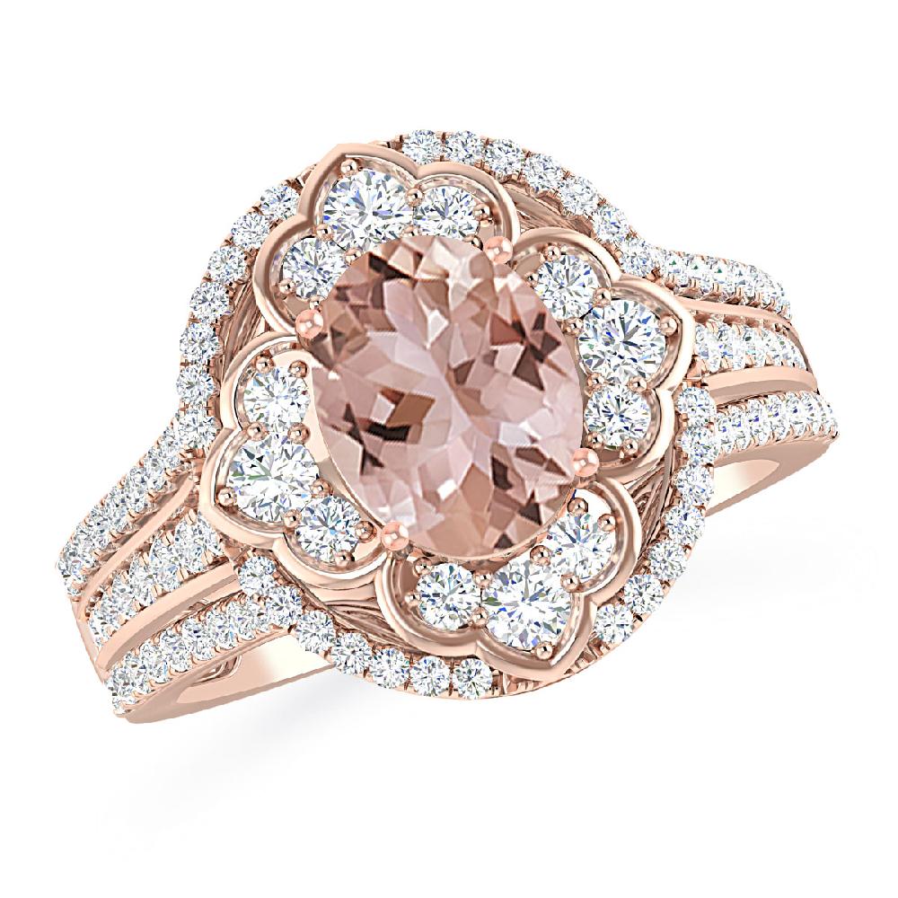 Rose Gold - Morganite