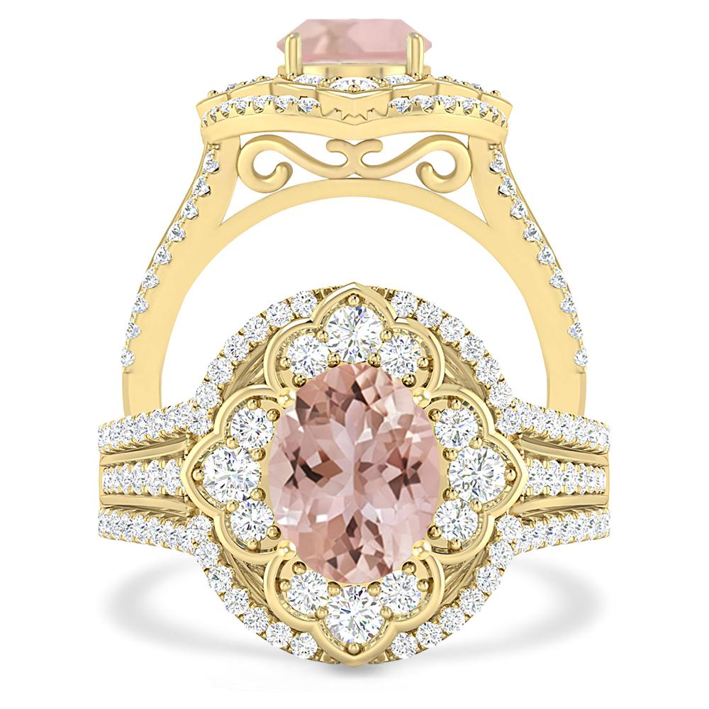 Yellow Gold - Morganite