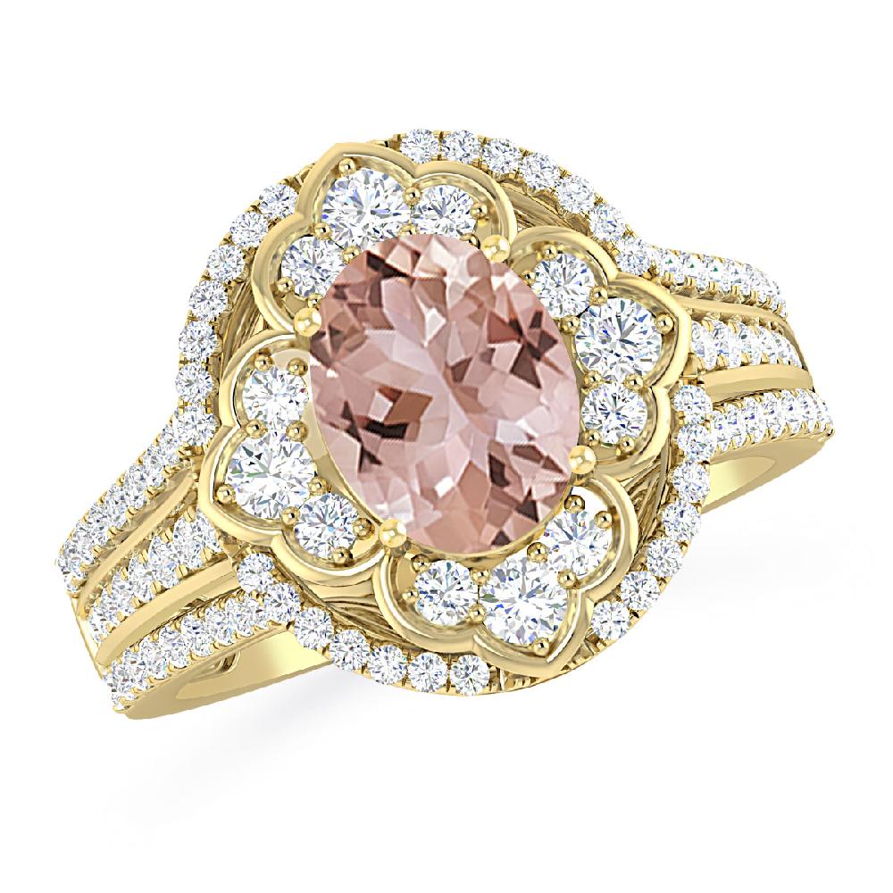 Yellow Gold - Morganite