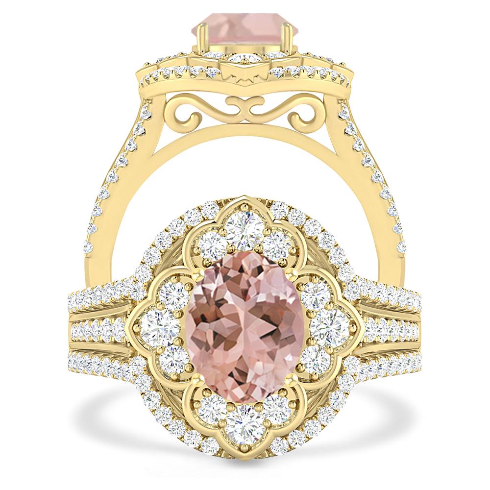 Yellow Gold - Morganite