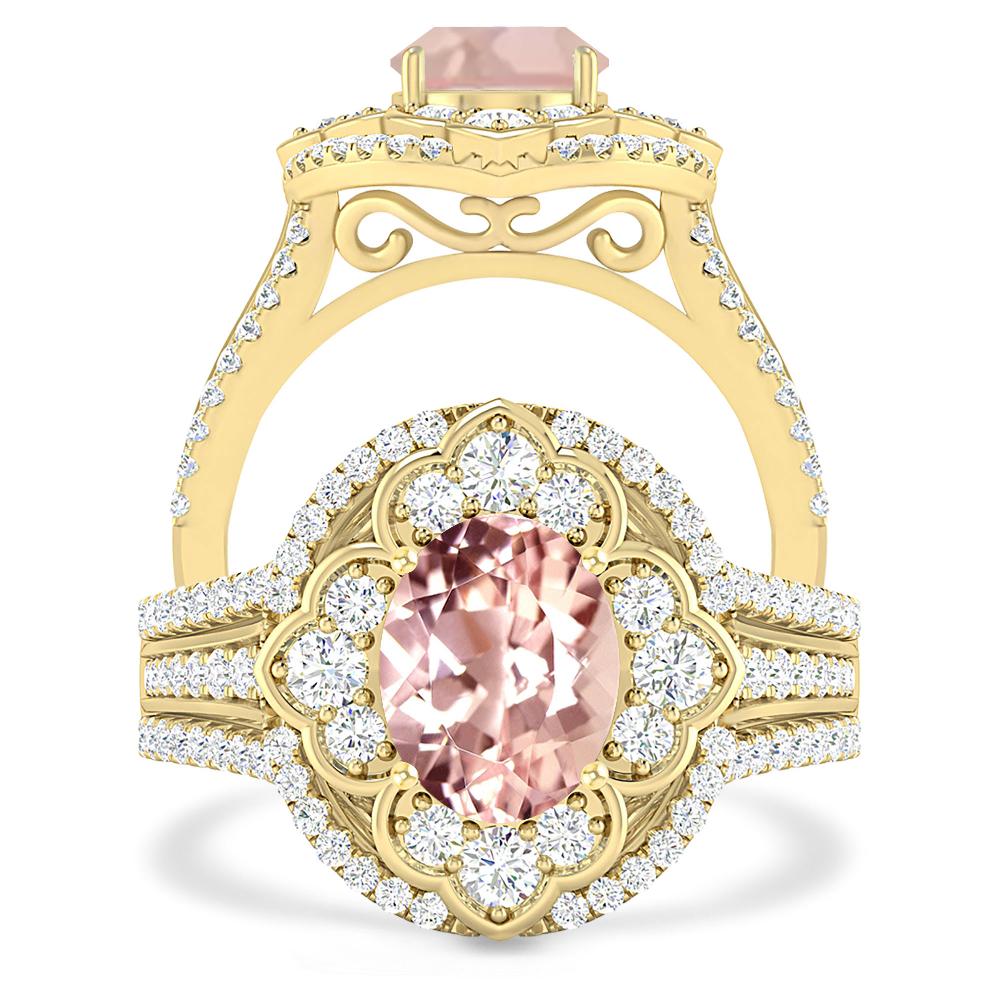 Yellow Gold - Morganite