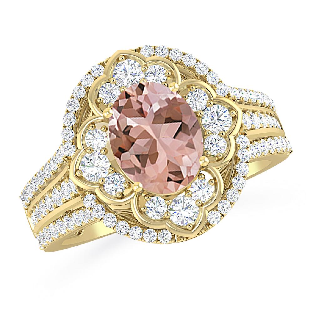 Yellow Gold - Morganite