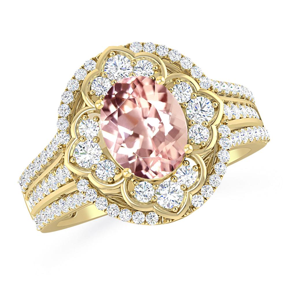 Yellow Gold - Morganite