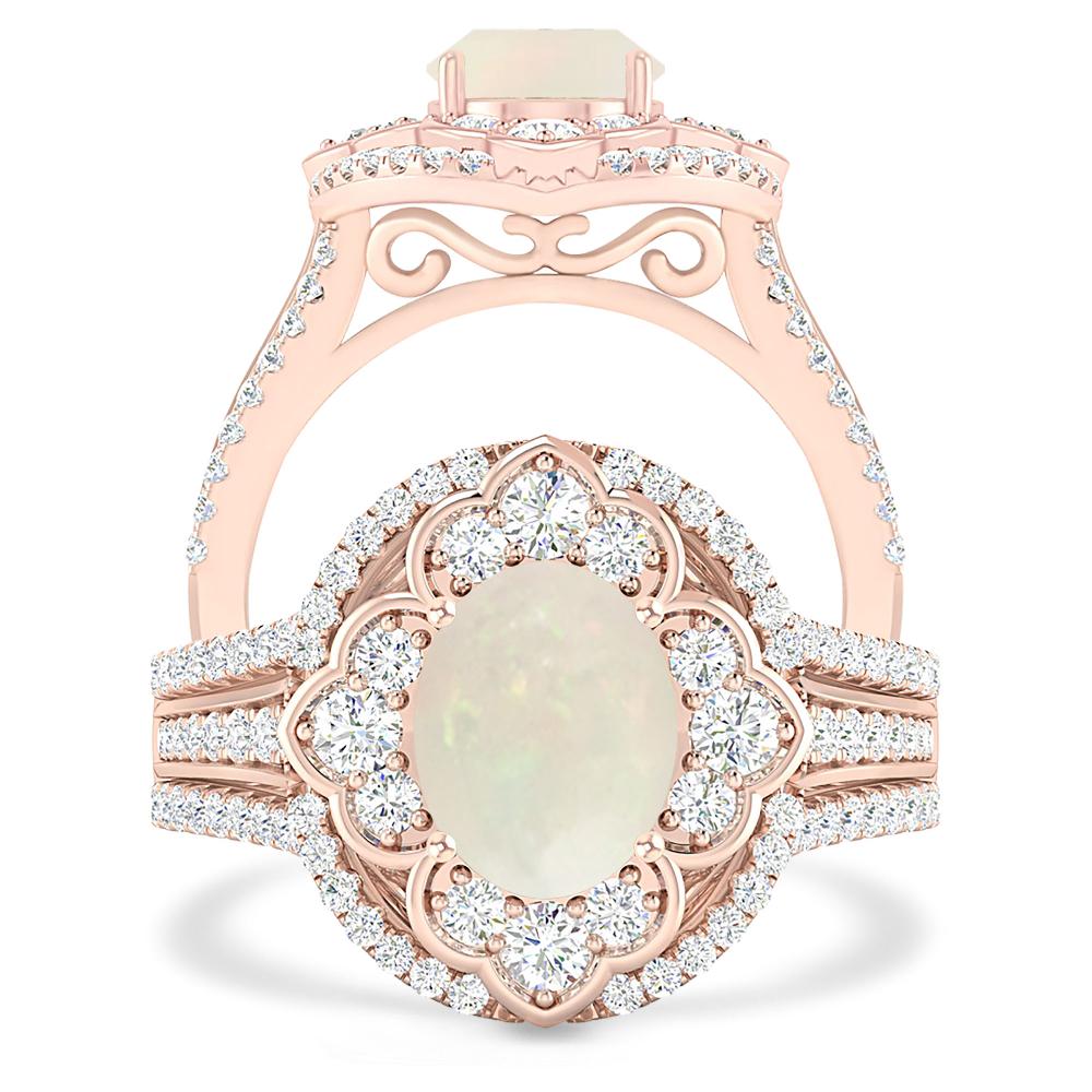 Rose Gold - Opal