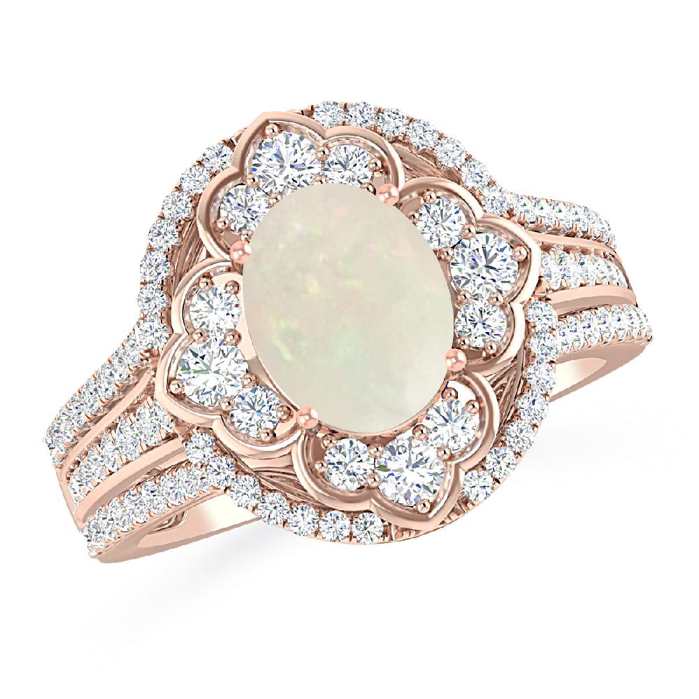 Rose Gold - Opal