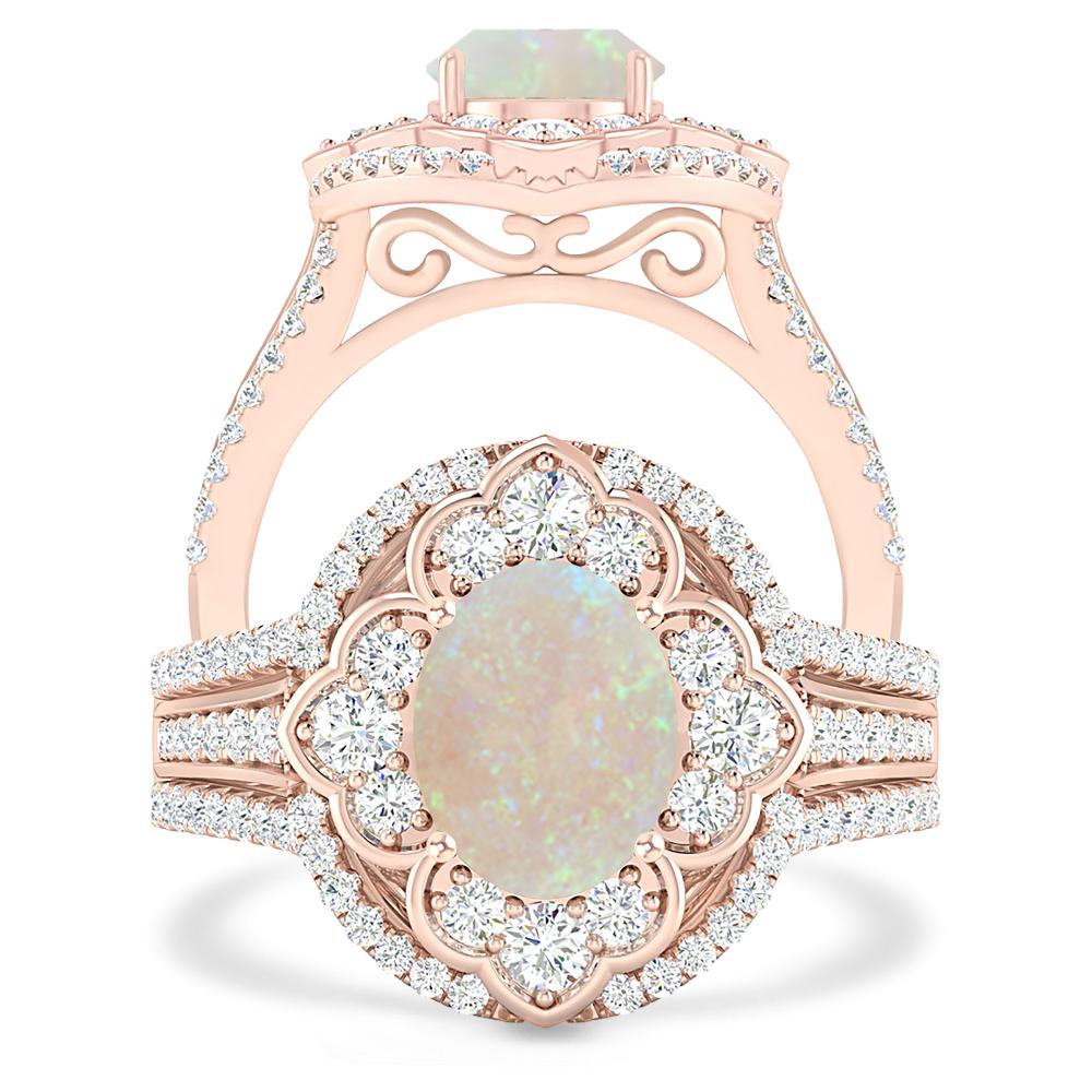 Rose Gold - Opal