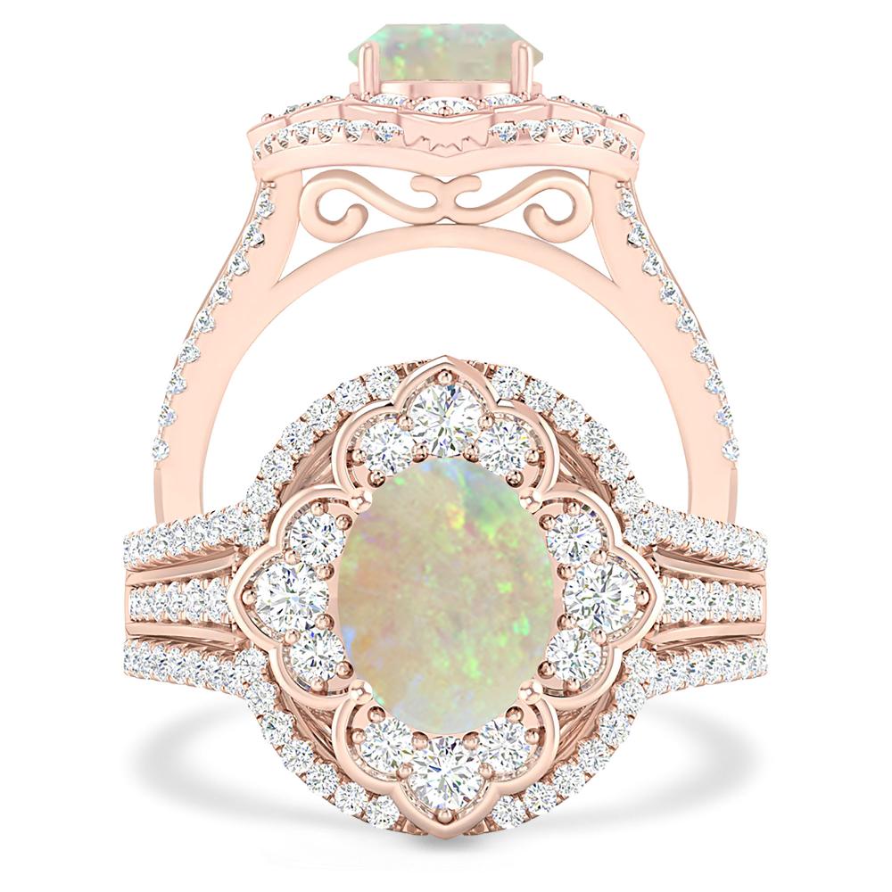 Rose Gold - Opal