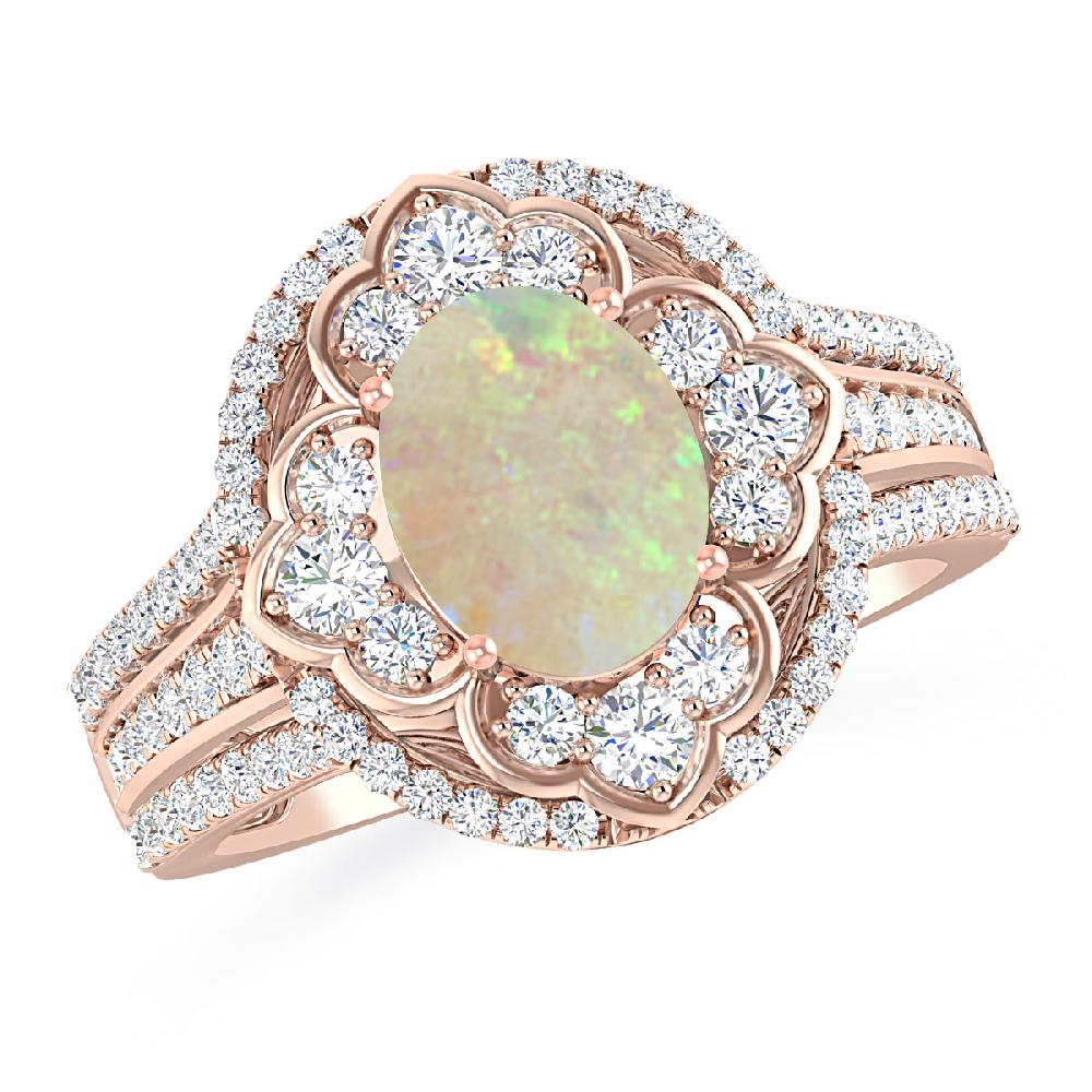 Rose Gold - Opal