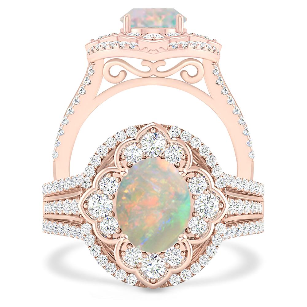 Rose Gold - Opal