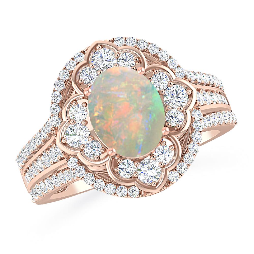 Rose Gold - Opal