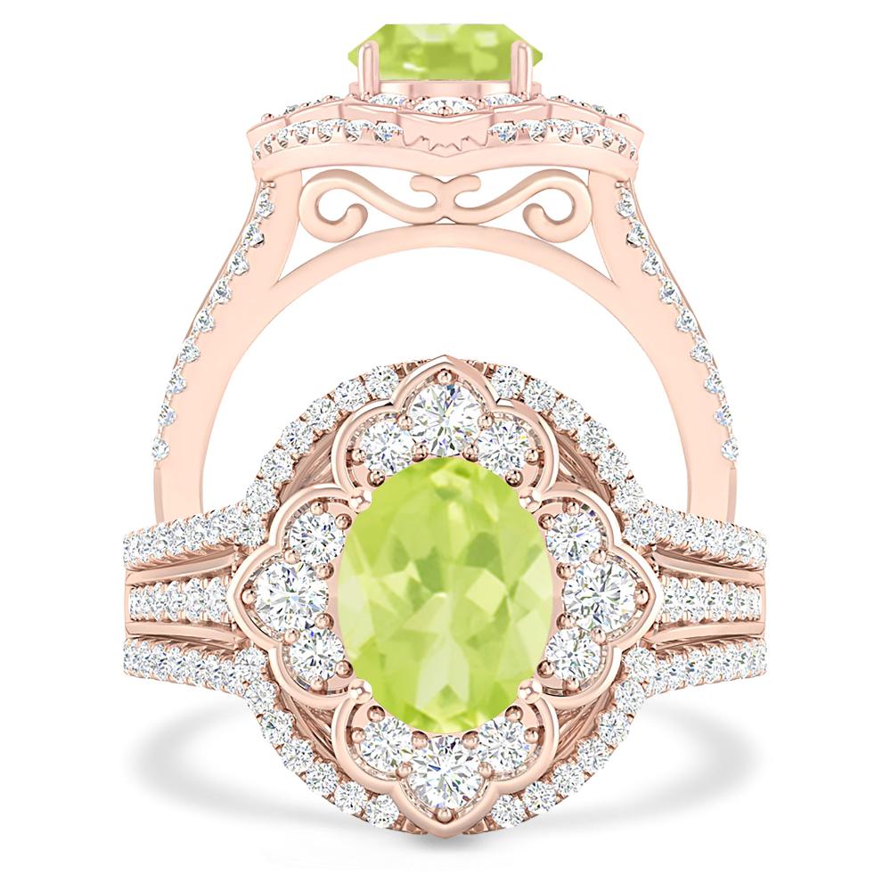 Rose Gold - Peridot