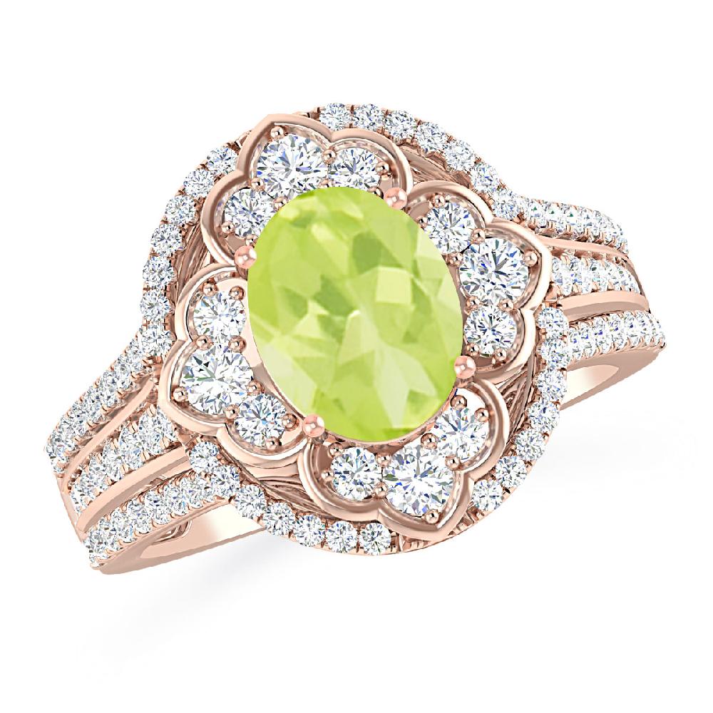 Rose Gold - Peridot