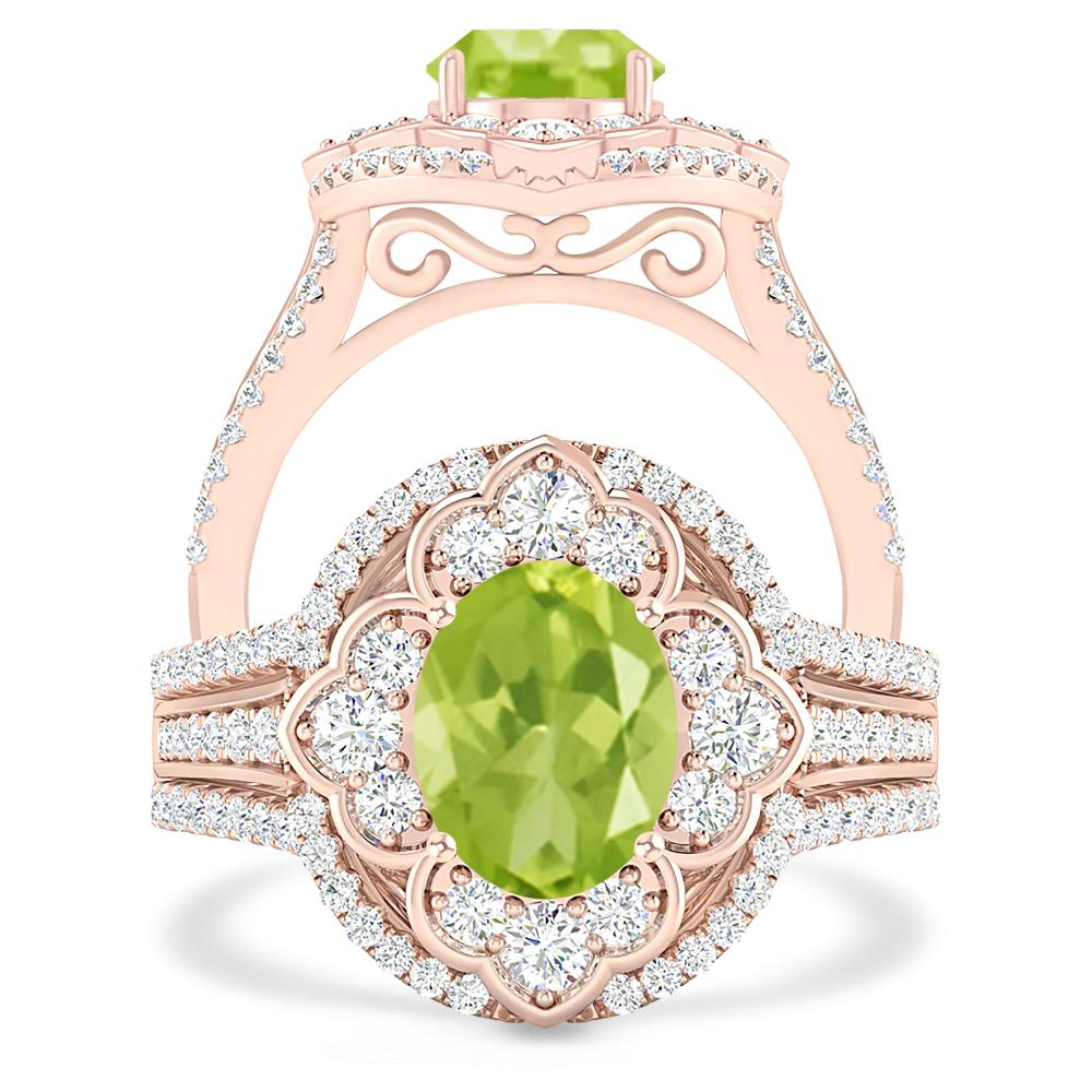 Rose Gold - Peridot