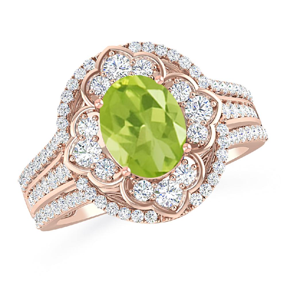 Rose Gold - Peridot