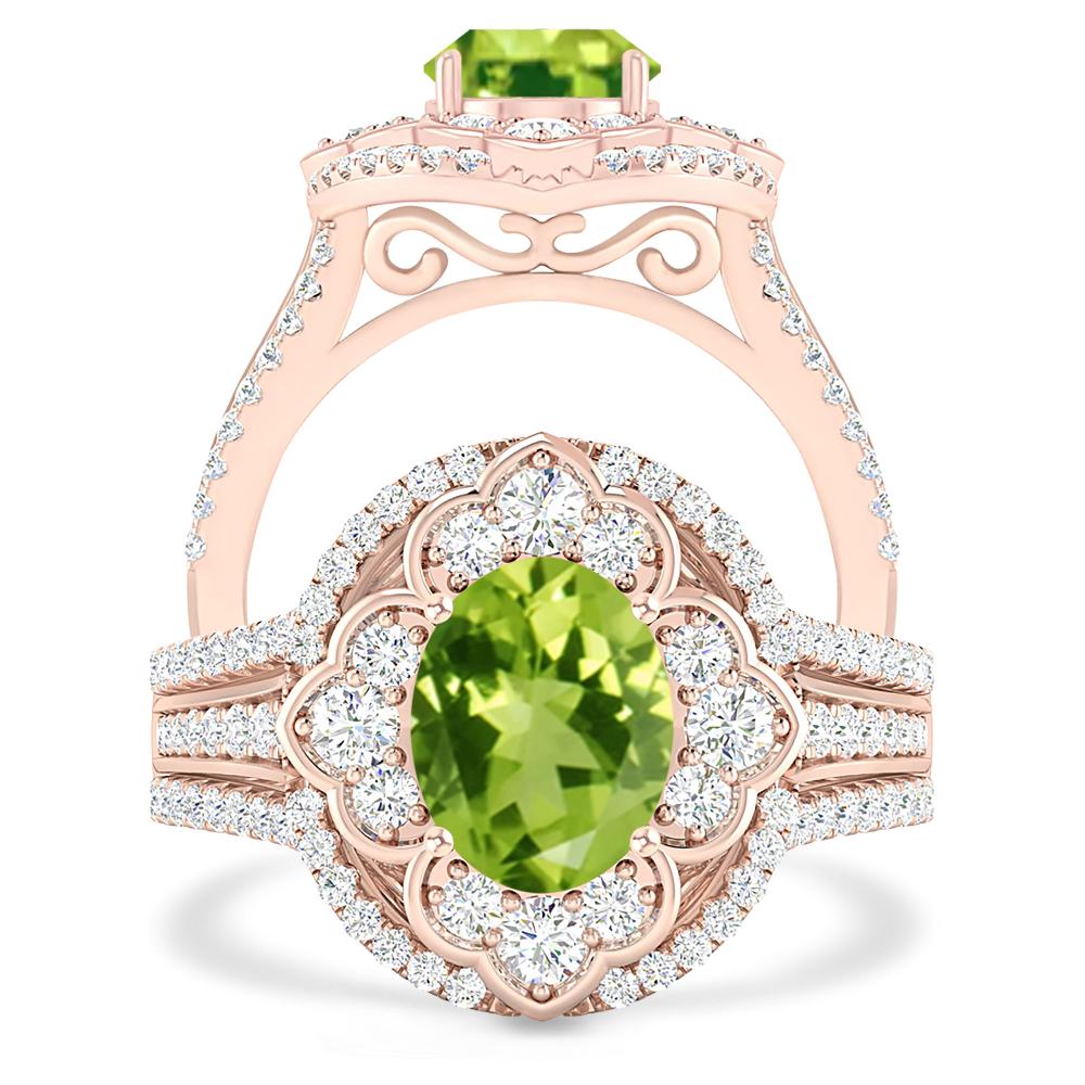 Rose Gold - Peridot