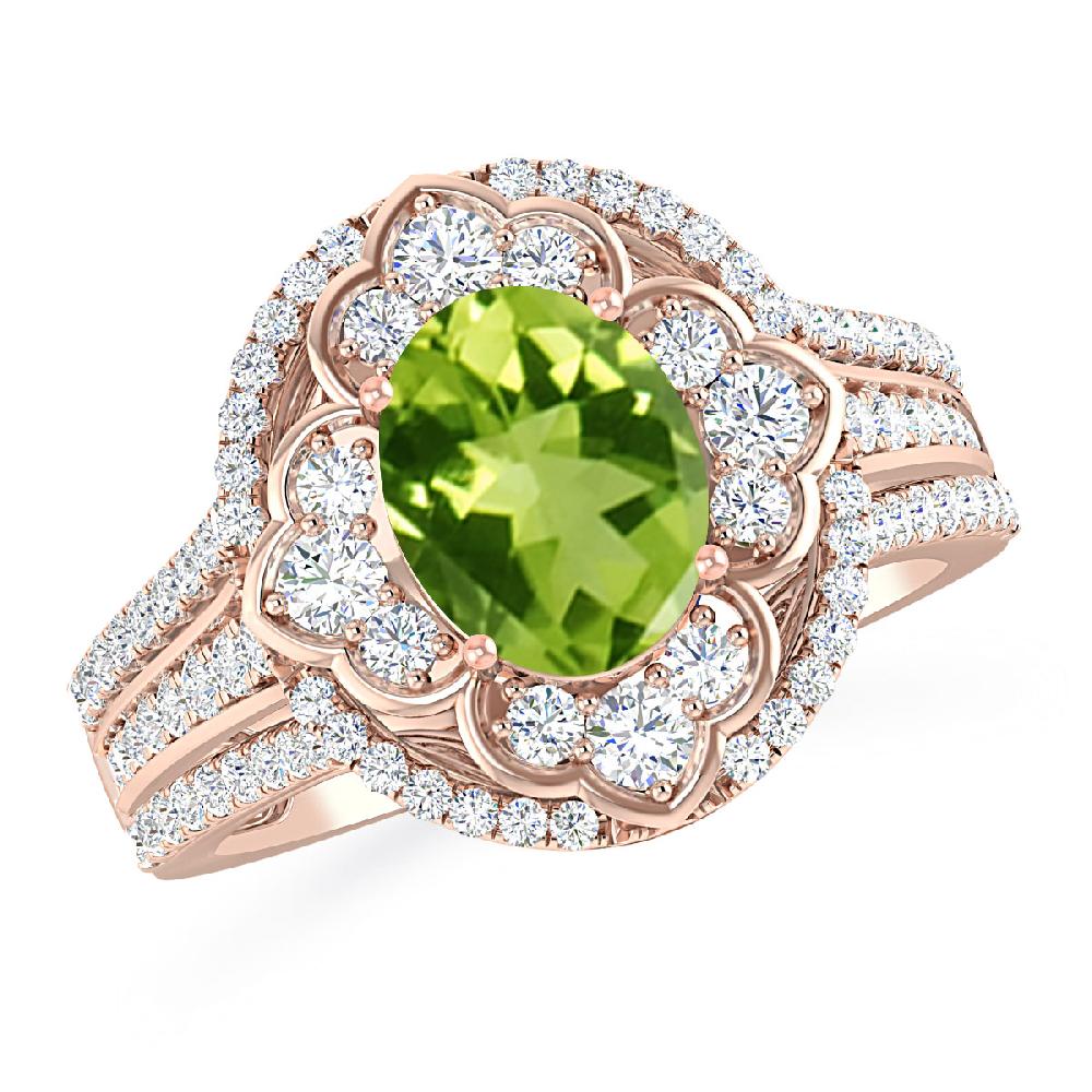 Rose Gold - Peridot