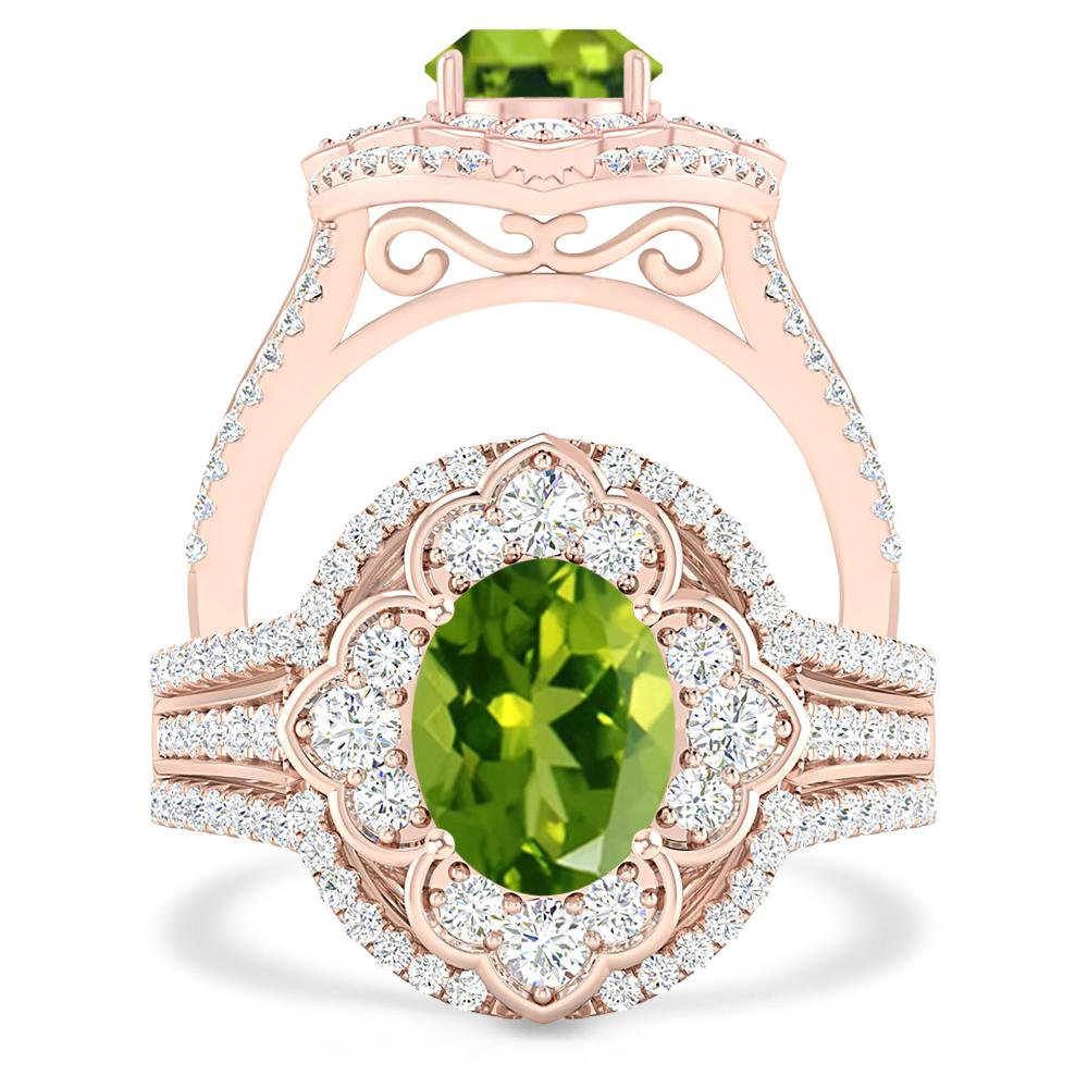 Rose Gold - Peridot