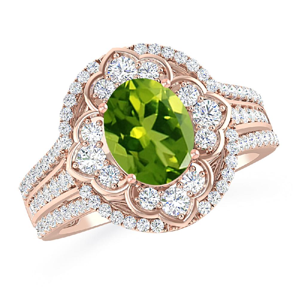 Rose Gold - Peridot