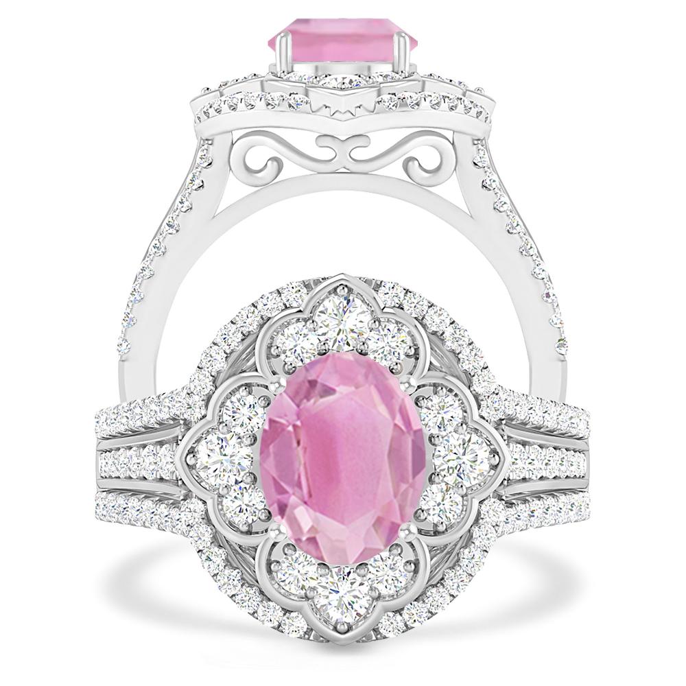 White Gold - Pink Tourmaline