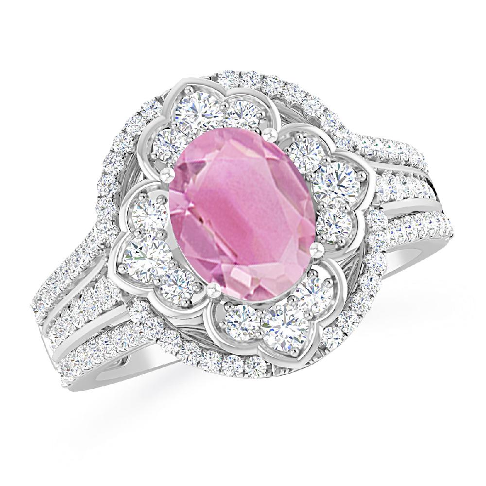 White Gold - Pink Tourmaline