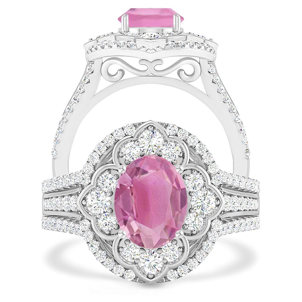 White Gold - Pink Tourmaline