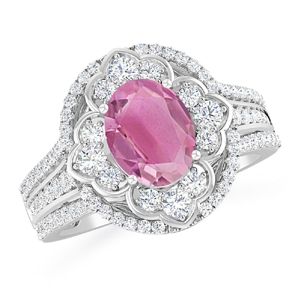 White Gold - Pink Tourmaline