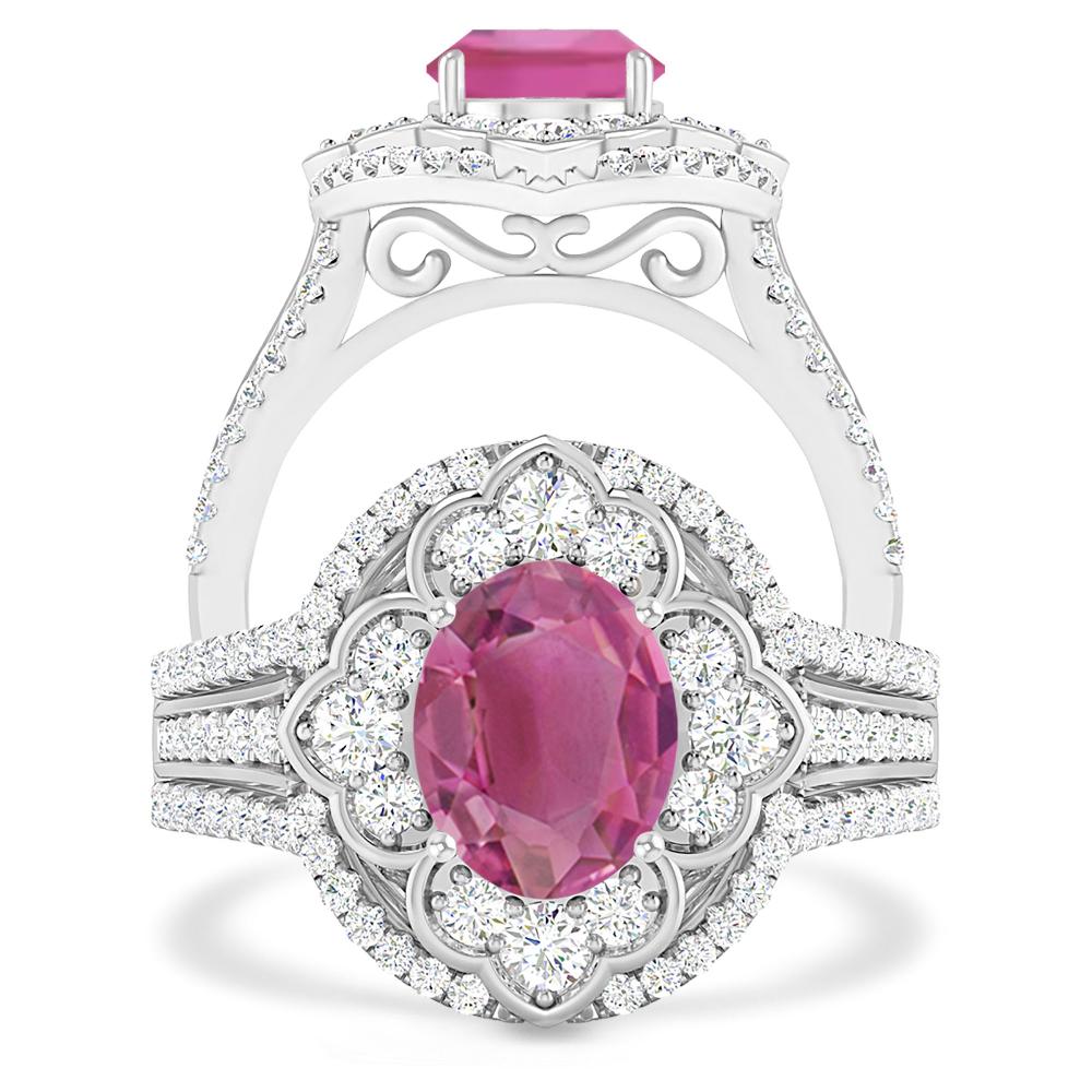 White Gold - Pink Tourmaline