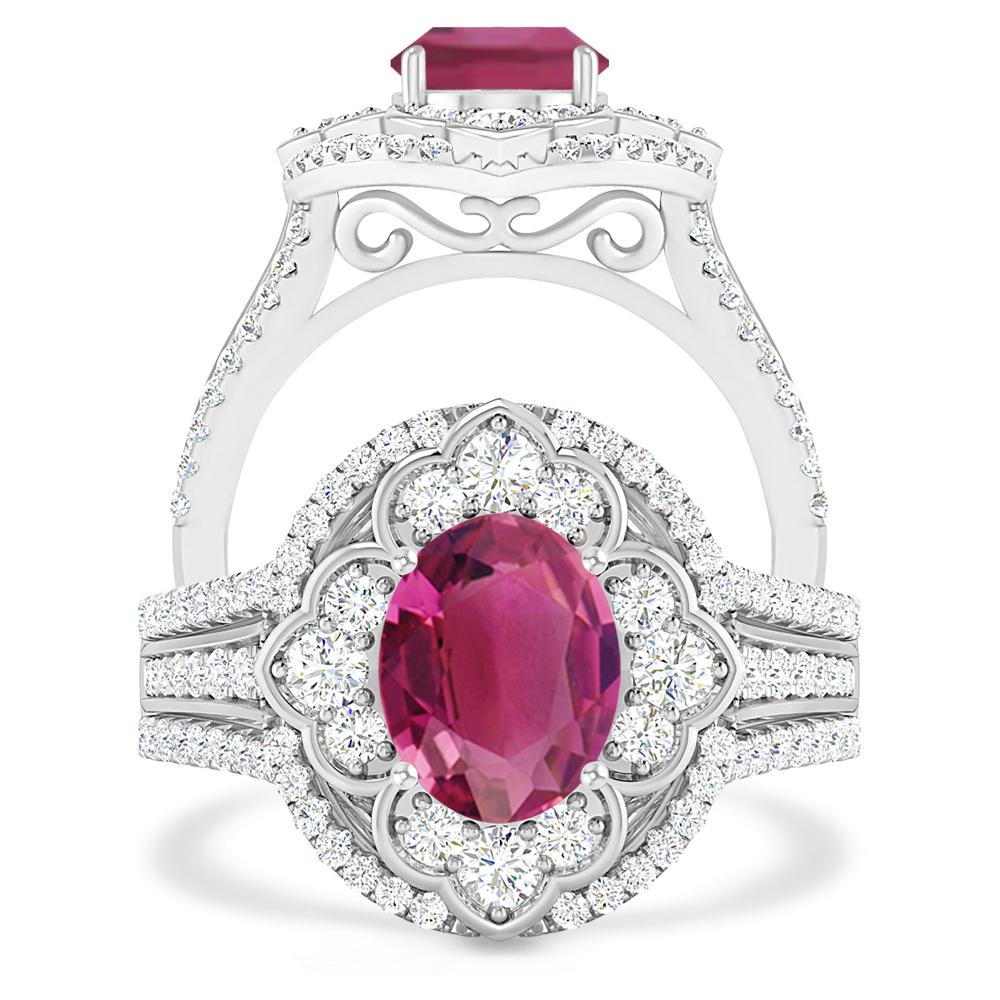 White Gold - Pink Tourmaline