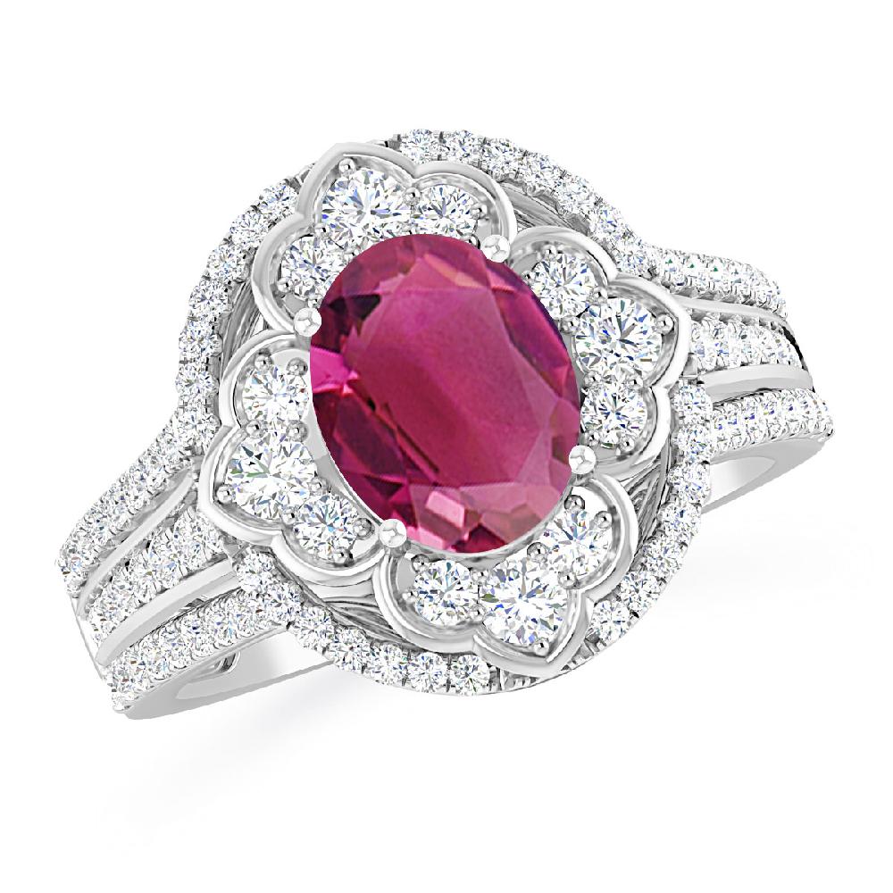 White Gold - Pink Tourmaline