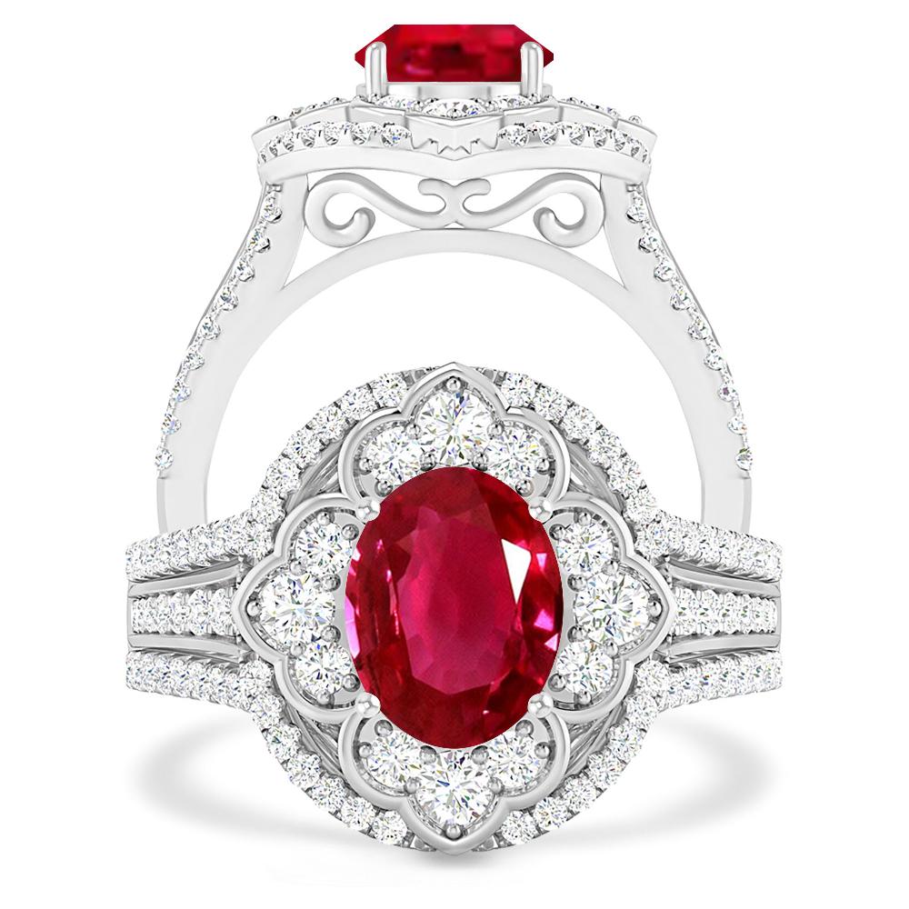 White Gold - Ruby