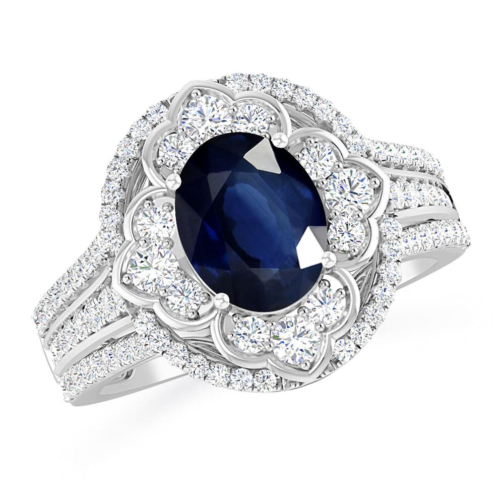 White Gold - Sapphire