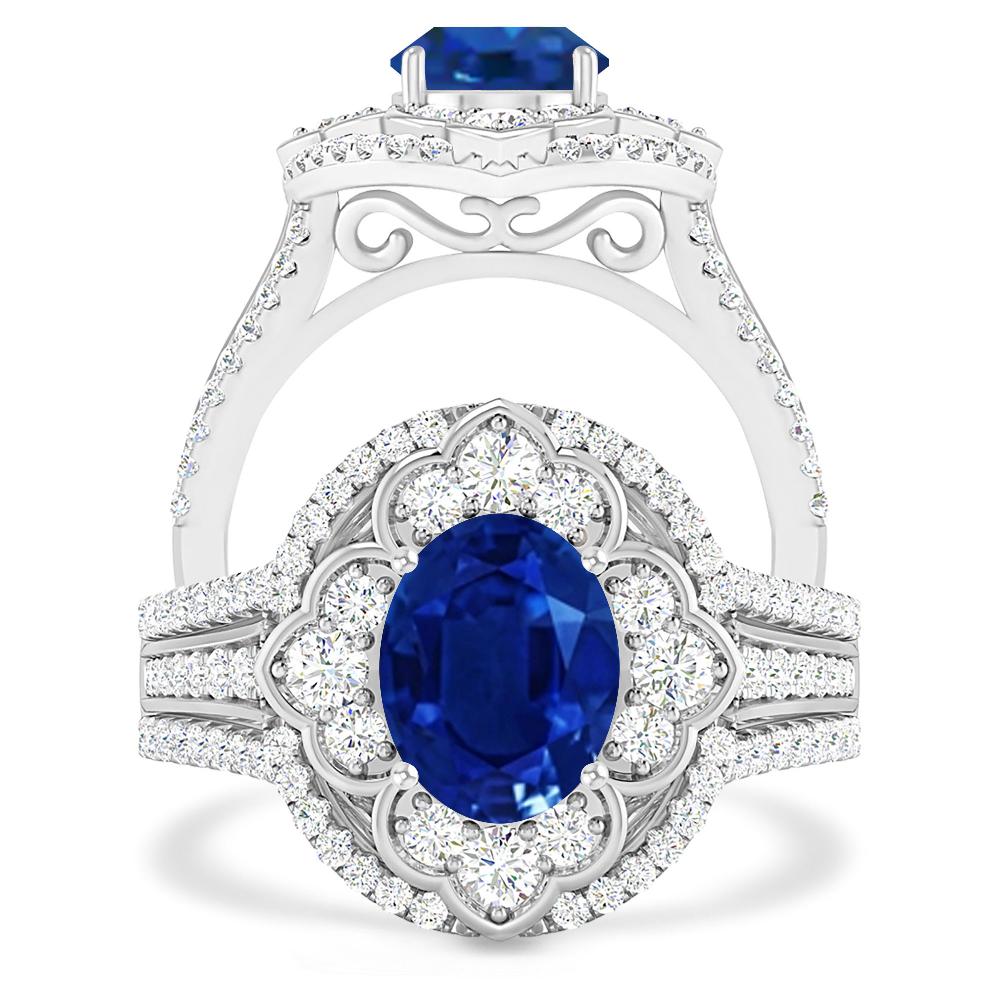 White Gold - Sapphire